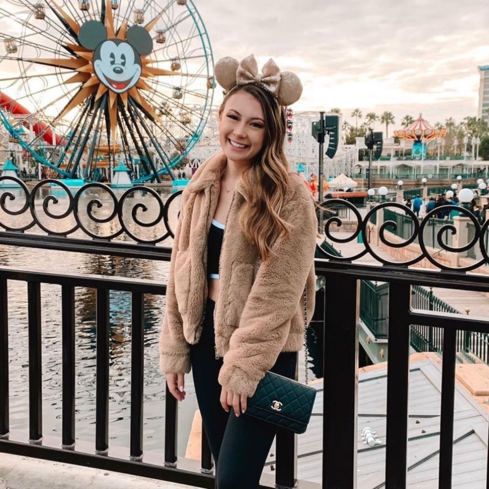 Brown Faux Fur Fuzzy Jacket